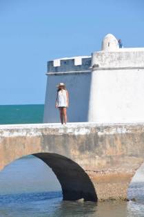 Ponte que leva ao Forte dos Três Reis Magos, em Natal - RN